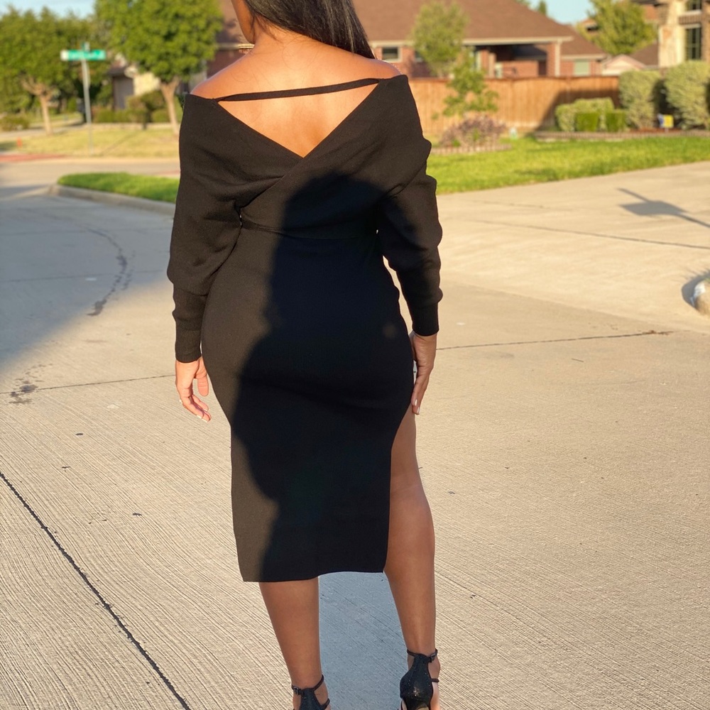 Black Sweater Dress